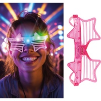 Lunettes LED en forme d'étoile