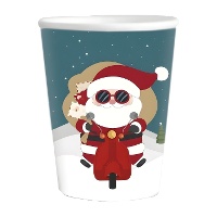 Gobelets de 266 ml sur le thème du sapin de Noël - lot de 6