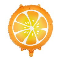 Ballon motif tranche d'orange de 35 cm