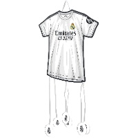 Piñata du maillot du Real Madrid de 45 x 38 cm