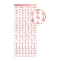 Rideau décoratif en forme de sapins de Noël de 1,00 x 2,00 m - 1 unité