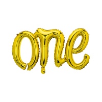 Ballon lettres One de 66 x 37 cm - PartyDeco