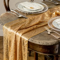 Chemin de table à sequins de 30 cm - 5,00 m