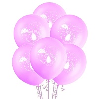 Ballons en latex Elephant Party de 30 cm - Qualatex - 8 unités