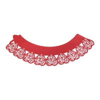 Caissettes pour cupcakes avec coeurs - PME - 12 unités