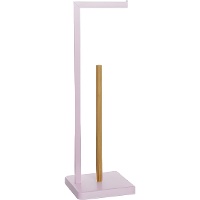 Porte-rouleaux de salle de bains avec pied coloré de 46 cm - 1 unité