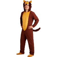 Déguisement de loup avec capuche pour adulte