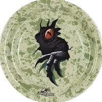 Assiettes en papier Jurassic World, Ø 18 cm - lot de 6