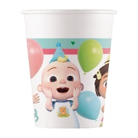 Gobelets Cocomelon 200 ml - 8 unités