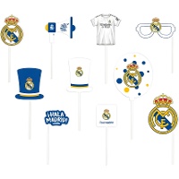Kit pour photocall écusson Real Madrid - 12 pièces