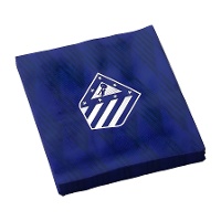 Serviettes Atlético de Madrid bleues 16,5 cm - 12 unités