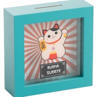 Tirelire décorative Chat porte-bonheur Maneki Neko