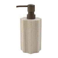 Distributeur de savon beige sable - 17,9 cm