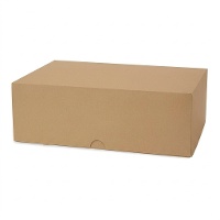 Boîte pour 6 cupcakes couleur kraft - 2 unités