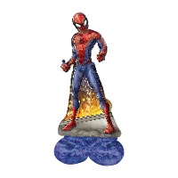 Ballon Spiderman toile d'araignée 1,37 x 0,66 m