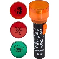 Grande lampe de poche avec motifs d'Halloween