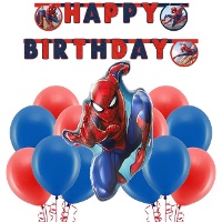 Pack de décoration pour une fête de Spiderman - 22 pièces