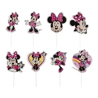 Topper de papier pour gâteaux de Minnie Mouse - Dekora - 16 unités