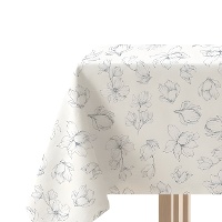 Nappe de 2,50 x 1,45 m en tissu aux nuances de flore