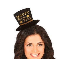 Serre-tête avec chapeau Bonne Année