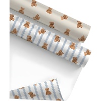 Papier cadeau Oursons 2 x 0,70 m - 1 unité