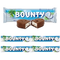 Bounty au chocolat au lait fourré à la noix de coco de 57 gr - 4 unités