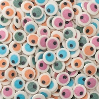 Figurines de sucre aux yeux colorés de 25 gr - PME