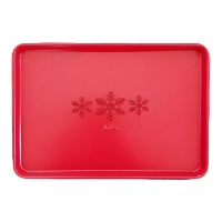 Moule rectangulaire de Noël de 39,5 x 27 x 2,4 cm - Décorez