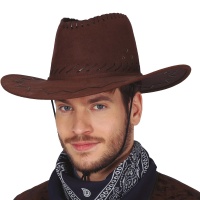 Chapeau de cow-boy classique de couleur - 56 cm