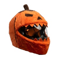Housse pour casque citrouille