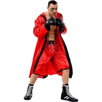 Déguisement de boxeur rouge pour homme